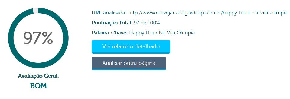 Site para Bares e Restaurante - Configurações Páginas